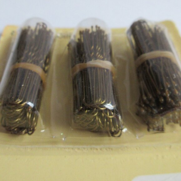 Goody Hair Pins #137 Ball Ends Brown 150/pk NOS Original Prop 1982 4 Packages - Picture 8 of 9